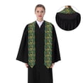 thumbnail image 4 of Xecao Cute Tribal Leopards Print Graduation Shawl Stole Honor Stole Adult 72" Academic Commencements, 4 of 7