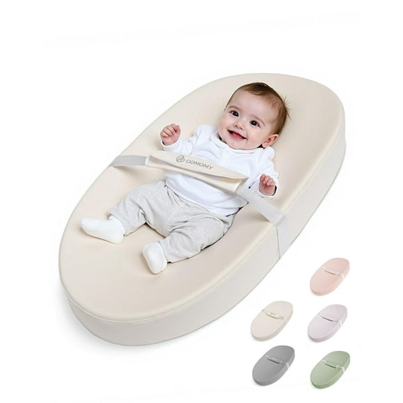 Colchoneta para Cambiar Pañales COMOMY 80x40x10cm Impermeable Antideslizante Beige