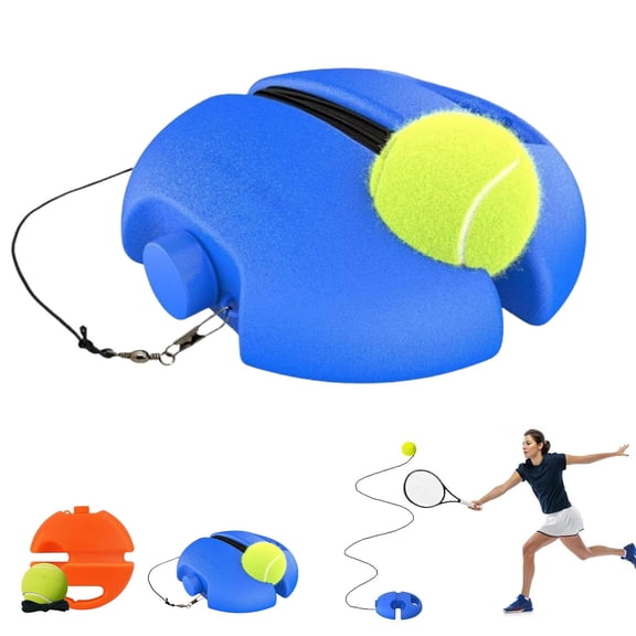 Solo Tennis Trainer Rebounder with Fillable Anti-Skid Base, Portable Practice Equipment