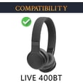 thumbnail image 2 of SOULWIT Replacement Ear Pads for JBL Live 400BT/Live 400 BT On-Ear Wireless Headphones, Live400 Earpads Cushions with Softer Protein Leather, Noise Isolation Foam - Blue, 2 of 5