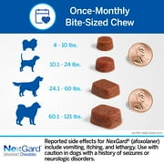 NexGard Chew for Dogs 4-10 lbs.