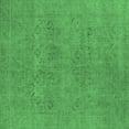 thumbnail image 1 of Ahgly Company Indoor Square Oriental Emerald Green Industrial Area Rugs, 8' Square, 1 of 4