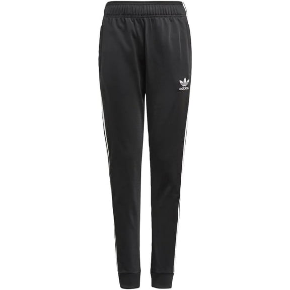 adidas Originals - Kids Superstar Track Pants - Youth Large - Black/White