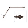 thumbnail image 2 of Madalena 13/16 inch Corner Window Curtain Rod 120-170" - Cocoa, 2 of 3