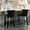 Black, variant on Leisure - style Velvet Bar Seating - Enjoy Drinks on Blue Button - Tufted Barstools