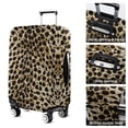 thumbnail image 5 of Brown and Black Leopard Print Luggage Cover Fashion Suitcase Cover Baggage Covers Fit 25-28 Inch Luggage (Go Travel), 5 of 5