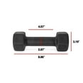 thumbnail image 3 of CAP Barbell, 8lb Black Neoprene Dumbbell, Pair, 3 of 5
