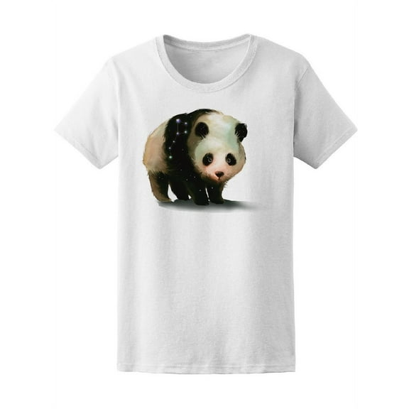 Fantasy Stardust Cute Panda T-Shirt Women -Image by Shutterstock, Female x-Large