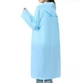 thumbnail image 4 of EVA Raincoat Waterproof Rain Poncho Reusable Unisex Men Women Long Clear Rain Wear, 4 of 4