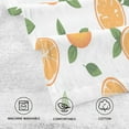 thumbnail image 5 of Yayeee 100% Cotton Hand Towels for Bathroom 16" x 28" Soft Absorbent Kitchen Towel, Orange, 5 of 7
