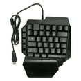 thumbnail image 1 of Gaming Keyboard, 39 Keys No Conflicts Plug And Play One Handed Gaming Keyboard  For Laptop For Computer F6, 1 of 8