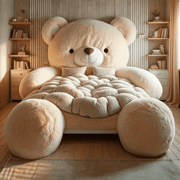 BYGFHLYW Diamond Art Painting Kits for Adults,Big Bear Bed 5D Diamond Painting Dots Art Kits for Adults Beginner,Home Wall Decor 14x 14 in