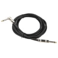 thumbnail image 2 of Cable de guitarra de ángulo recto a cable recto de audio AMP de 6,35 mm para tocar en escenario profesional 10 pi, 2 of 12