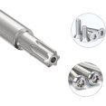 thumbnail image 6 of 5PCS T8 Magnetic Tamper Proof Torx Screwdriver Bits, 1/4 Inch Hex Shank 2.6 Inch Length S2 Steel Security Drill Torx Head Drill Screw Driver Tools(65mm Long, Star 6 Point), 6 of 6