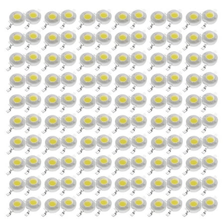

LED Light Beams High Power 120Pcs 1 W LED White Lamp Beads 6000K Light Emitter Components Diode Lamp Beads DIY Lighting