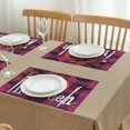 thumbnail image 6 of Lantern Pumpkin Halloween Spooky Table Mats Set of 4 12x18in Inch Seasonal Fall Holiday Place Mats Durable No Slip Table Mats for Wedding Restaurant & Camping, 6 of 7