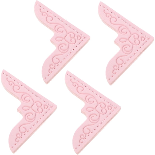 4Pcs Book Corner Protectors Decorative Edge Covers for Album and Book Corners Portable Page Clips for Students