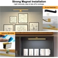 thumbnail image 5 of Wireless Picture Light Rechargeable with Remote, 300LM Art Battery Display Lamp , 3 Modes Magnetic Wall Light, 5 of 5