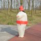 thumbnail image 5 of Traje inflable de sumo japonés para niños y adultos, traje inflable de dibujos animados, ropa de lucha de sumo multicolor, 5 of 5