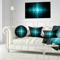thumbnail image 3 of Designart Blue Flash of Light on Radar - Abstract Throw Pillow - 12x20, 3 of 5