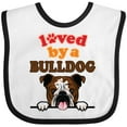 thumbnail image 3 of Inktastic English Bulldog Dog Girls Baby Bib, 3 of 4