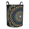 thumbnail image 2 of Fotbe Dot Mandala Laundry Basket with Handles, Waterproof Large Laundry Hamper, Wash Bag for Corner Dorm, Rolling Laundry Basket with Handles-Small, 2 of 8