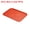 Orange, variant on Uxcell 16x12" Fast Food Tray, PP Plastic Multi-Purpose Rectangle Serving Tray for Restaurant Home Kitchen, White