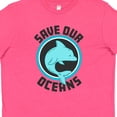 thumbnail image 4 of Inktastic Save Our Oceans with Dolphin Youth T-Shirt, 4 of 5