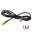 thumbnail image 5 of 1/3/6/9/20m RP-SMA extension cable RG174 feeder network card WiFi router external antenna adapter, 5 of 5