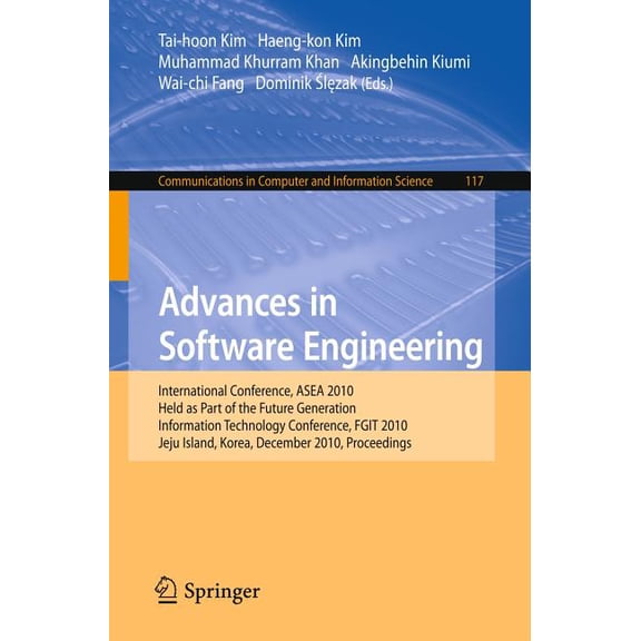 Communications in Computer and Informati Advances in Software Engineering, Book 117, (Paperback)
