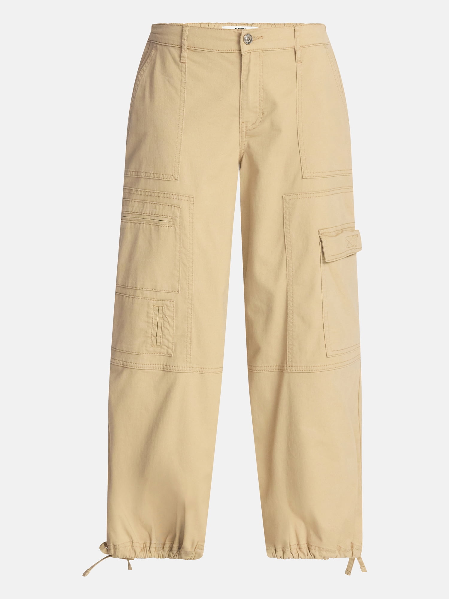 Madden NYC Women's Poplin Cargo Pants, Sizes XXS-XXL