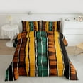 thumbnail image 2 of Homewish Colorful Stripes 3-Piece Full Size Comforter Sets for Teens Boys Girls,Geometric Lines Bedding Comforter Set,Vintage Aesthetic Lightweight Bedding Sets,Breathable Home Decor,Reversible, 2 of 8