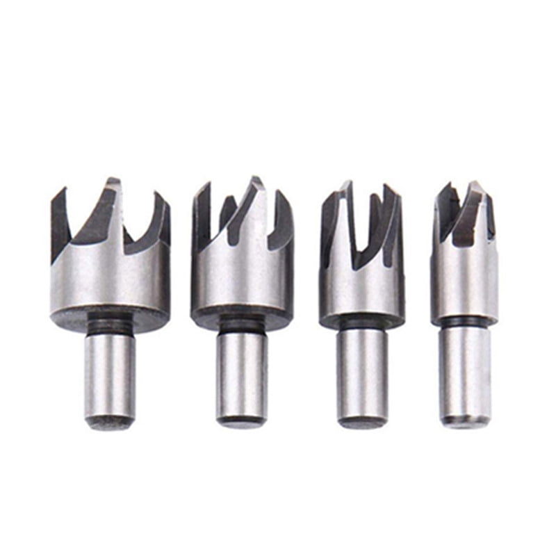 Cork drill claw barrel cork drill bit combination tool titanium plated hexagonal handle woodworking countersink drill bit set