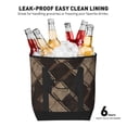 thumbnail image 6 of Large Capacity Insulated Tote Bag16.1×13.4×7.5in Thermal Insulation And Easy To Clean Strong Bearing Capacity Can Be Reused Argyle Plaid Brown_17043_2, 6 of 8