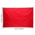 thumbnail image 4 of Housse de Canopy Rouge en Tissu Oxford 1Pcs 118x74 Po, 4 of 4