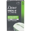 4 Pack - Dove Men+Care Body and Face Bar Extra Fresh 4 oz, 6 Bar