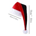 thumbnail image 3 of LNZGNM Christmas Unisex Plush Santa Hat Festive Holiday Hat for Christmas Parties Go-to Staple Simple Style Hat, 3 of 5
