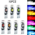 thumbnail image 4 of BUYISI 10Pcs T10 3030 5Smd Led 5W5 Non-Polar Decoding Width Indicator Lamp Automobile White Long Light, 4 of 7