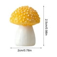 thumbnail image 3 of Hand-Painted Resin Mushroom Car Decor - Cute Dashboard Ornament, Lightweight Interior Accessory, Unique Gift for Car Lovers & Collectors, 3 of 6