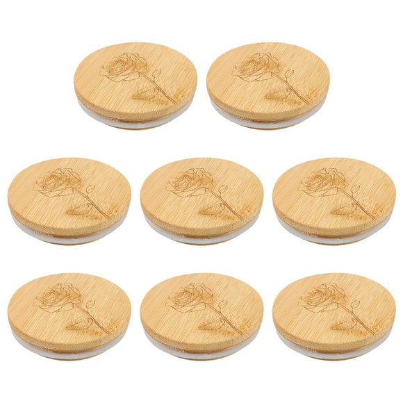 Mason Jars Wood Lids