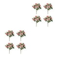 thumbnail image 4 of Guardoinrt 4pcs Good Hand Feeling Artificial Flowers With Good Texture For Sensory Delight For DIY Silk Home Decoration Party Decor Pink 2Set, 4 of 6