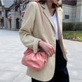 thumbnail image 3 of Windfall Women Fashion Solid Color Faux Leather Zip Dumpling Crossbody Bag Shoulder Pouch, 3 of 7