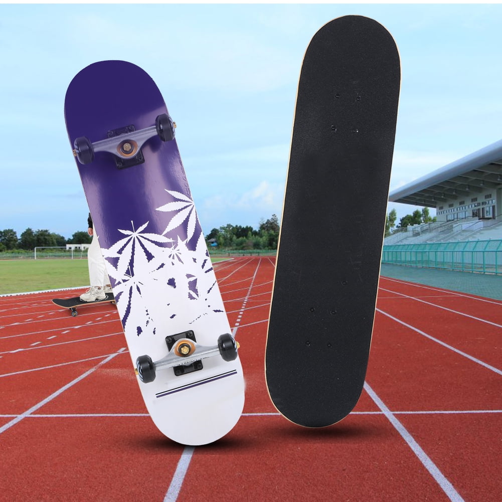 Qiilu Maple Skateboard,Street Skateboard,Professional FourWheeled