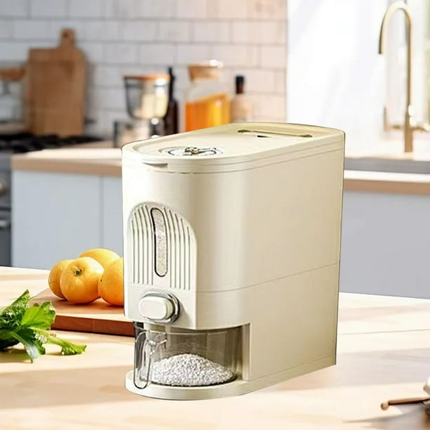 Almacenamiento y organización de cocina, organizadores y almacenamiento de armarios, cubo de arroz hermético para gabinete, caja de almacenamiento de arroz a prueba de herrumbre, almacenamiento multif