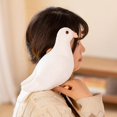 thumbnail image 5 of Cute Pigeon Plush Toy Soft Simulated Design Children Gift Photo Props Versatile Pp Cotton Doll For K, 5 of 5