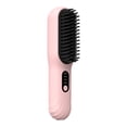 thumbnail image 1 of Plancha de pelo Mini cepillo alisador 2 en 1 Rizador y alisador Anti rosa, 1 of 9