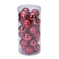 thumbnail image 1 of Teissuly 24Pcs Christmas Balls Ornaments Set, 4 cm Shatterproof Plastic Christmas Ball Ornaments for Holiday Christmas Tree Decorations Teissuly WER202311016920, 1 of 3