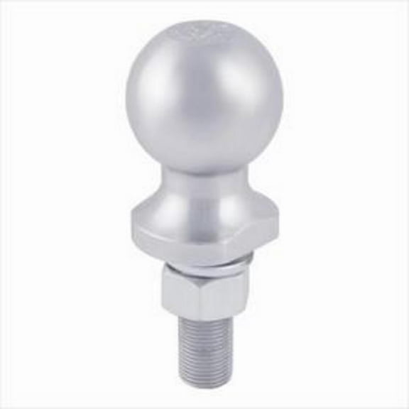 CURT 40018 Chrome Trailer Hitch Ball, 3,500 lbs, 2-Inch Diameter, 3/4 x 2-1/8-Inch Shank