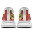 thumbnail image 5 of Puerto Rico Hibiscus Coqui Frog Shoes Trail Running Shoe Non-Slip Breathable Comfortable Sneakers white Size 12, 5 of 7