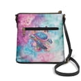 thumbnail image 2 of ZUXONGSY Tie-Dye Turtle Butterfly Floral Print PU Shoulder Bag for Women Fashion Shoulder Purse Bag Handbags Lightweight Messenger Bag with Zipper Pocket for Daily Use Travel, 2 of 7